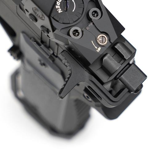 Strike Industries - Beidhändiger Seitenladegriff für Sig Sauer P320 Pistole - Schwarz - SI-P320-CH