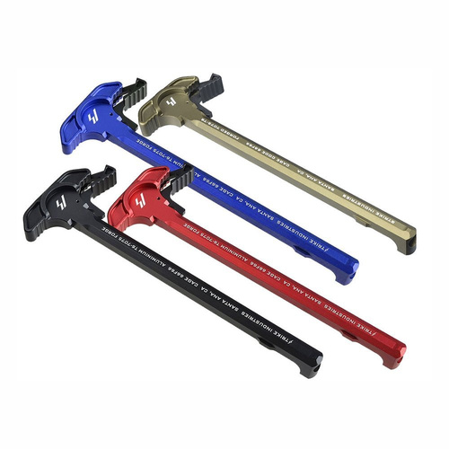 Strike Industries - Charging Handle with Extended Latch - Red - ARCH-EL-RED