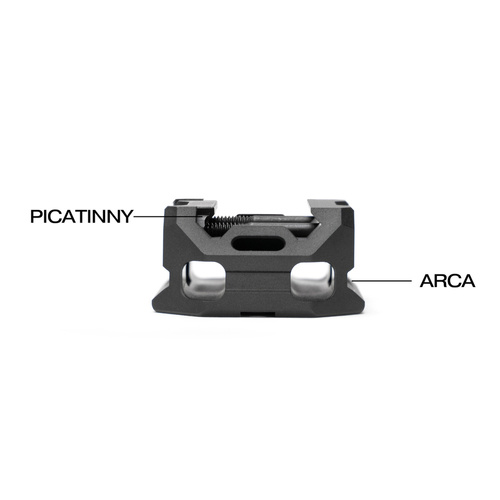 Strike Industries - Adapter dla Picatinny Arca oraz 1/4" i 3/8" - QD Sling - SI-ARCA-TRI-PADA-BK
