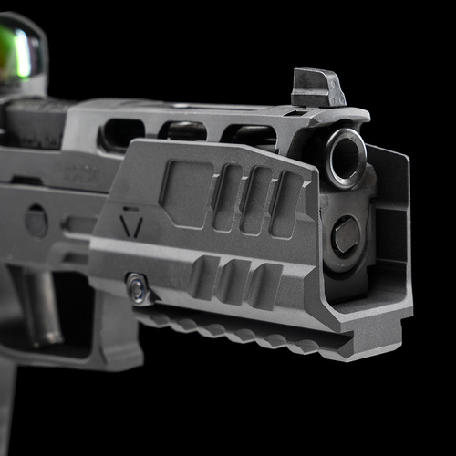 Strike Industries - Blast Shield for SMC Alfa/Bravo Pistols - Black - SI-SMC-BS-S