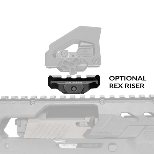 Strike Industries - Mounting Plate REX Optic Mount V2 - SI-REX-V2