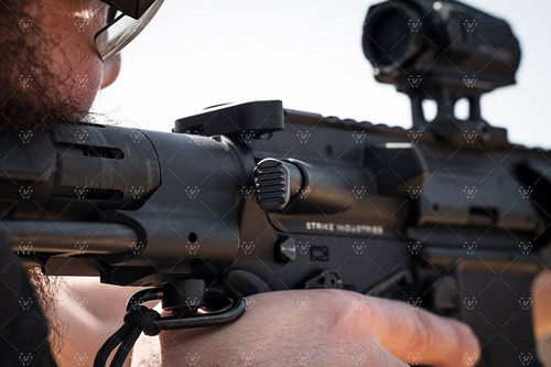 Strike Industries - AR Extended Forward Assist - Black - SI-AR-E-FA-BK