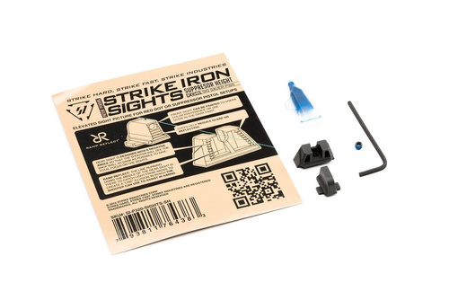 Strike Industries - Przyrządy celownicze Strike Iron Sights - Sig Sauer P320 - Suppressor Height - SI-P320-SIGHTS-SH