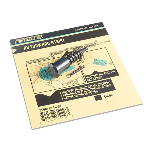 Strike Industries - Dosyłacz zamka AR Forward Assist - Czarny - AR-FA