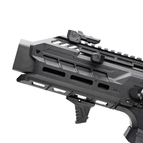 Strike Industries - Handschutz für CZ Scorpion EVO 3 - S1-3 - Polymer Extreme - Schwarz - SI-CEVO-POLY-HG-6-BK
