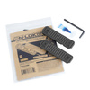 Strike Industries - Long M-LOK rail covers with cable management system - 2 pcs. - SI-AR-CM-COVER-L-BK