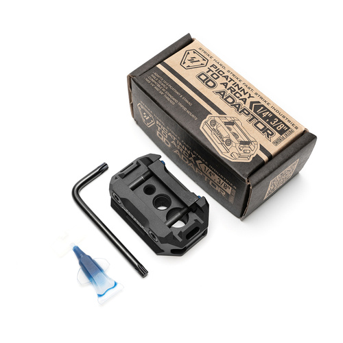 Strike Industries - Adapter dla Picatinny Arca oraz 1/4" i 3/8" - QD Sling - SI-ARCA-TRI-PADA-BK