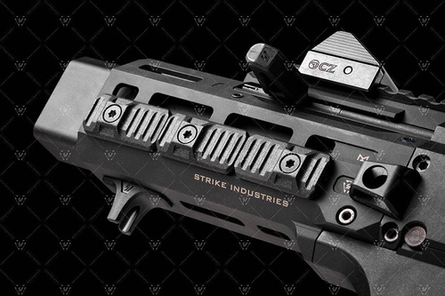 Strike Industries - LINK Abdeckung für M-LOK / KeyMod-Schienen - 5 Stück - Schwarz - SI-LINK-COVER-BK
