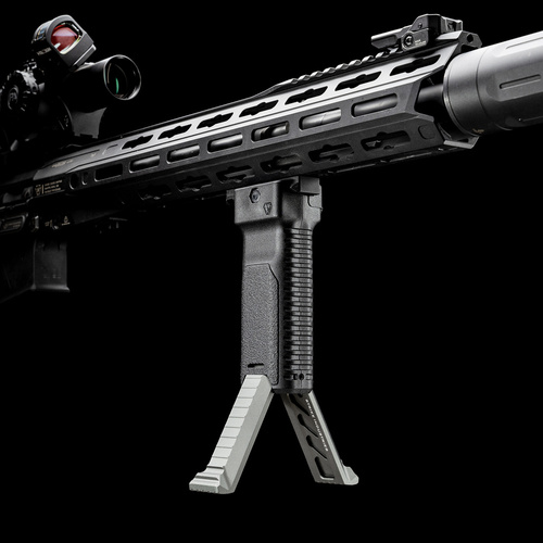 Strike Industries - Strike Foregrip with Bipod - Black - SI-AR-AL-BIPOD-GY