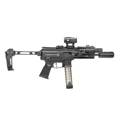 Strike Industries - Adapter Rückplatte Picatinny für Stribog SP-9 Strike - Schwarz - SI-SP9-PSA-BK