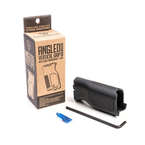 Strike Industries - Chwyt M-LOK Angled Vertical Grip - Long - Czarny - SI-AR-CMAG-L