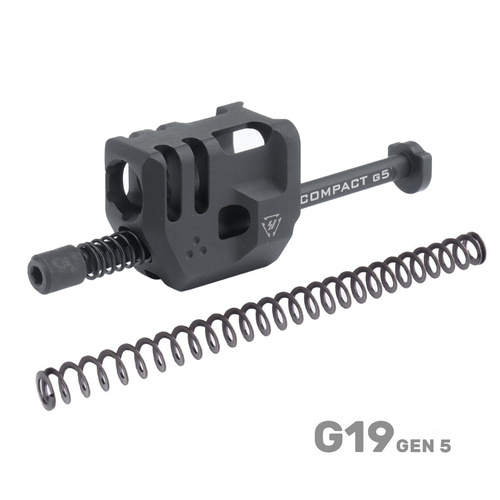 Strike Industries - Kompensator Mass Driver Comp für Glock 19 Gen5 - Schwarz - SI-G5-MDCOMP-C
