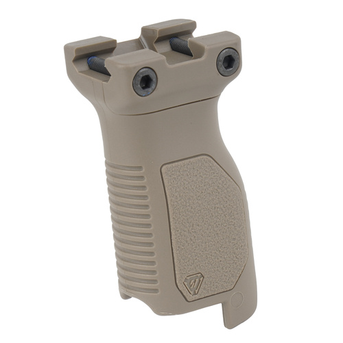 Strike Industries - Picatinny Angled Vertical Grip - Lang - FDE - SI-AR-CMAG-RAIL-L-FDE