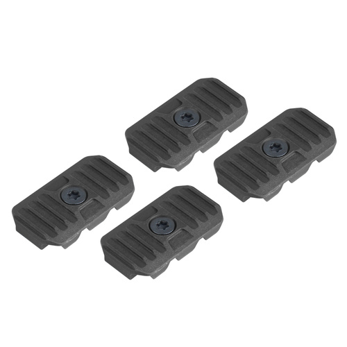 Strike Industries - Short M-LOK rail covers with cable management system - 4 pcs. - SI-AR-CM-COVER-S-BK